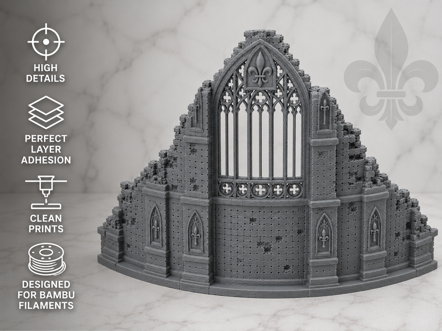 Gothic Sororitas Cathedral  - Tabletop Terrain