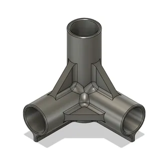 Corner connector with diameter 12mm