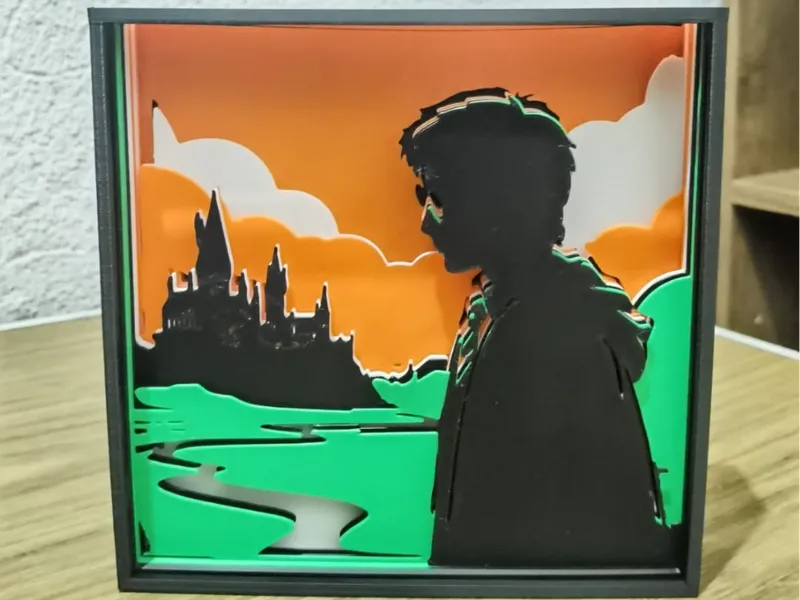 Shadow Box Harry Potter Inspired 