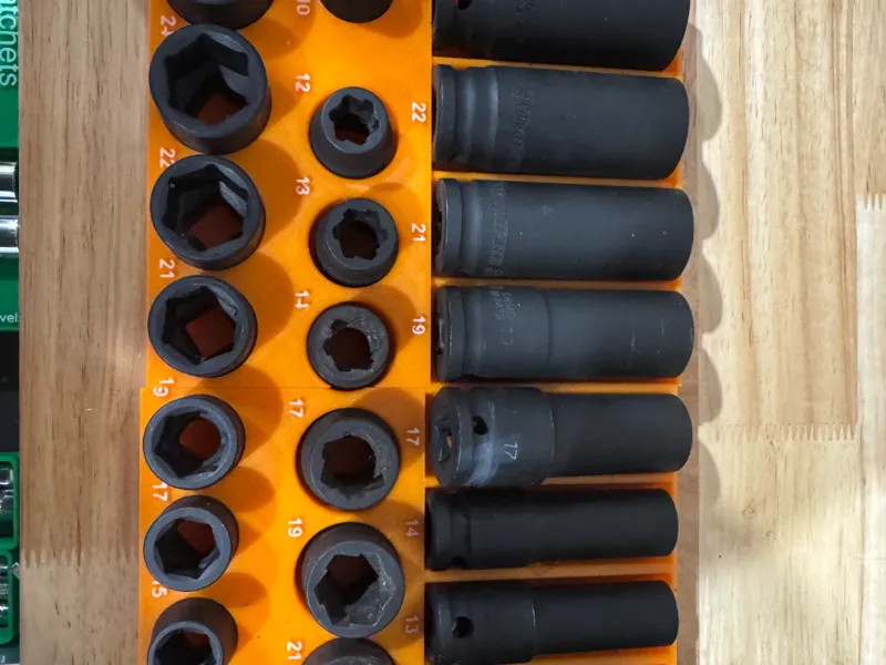 ToolPro Impact Socket Organiser Gridfinity