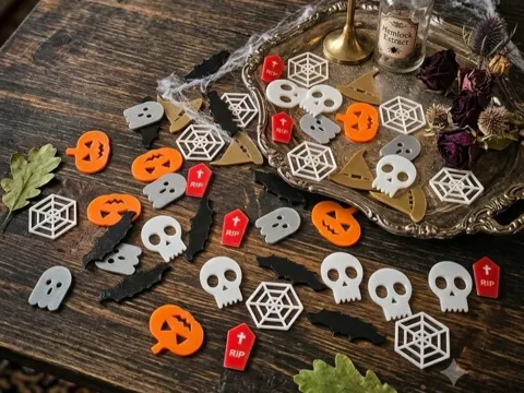 Adorno temático: Halloween Multi-Shape Confetti Set Streudeko — referencia de MakerWorld