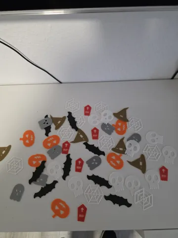 Adorno temático: Halloween Multi-Shape Confetti Set Streudeko — vista de referencia 3
