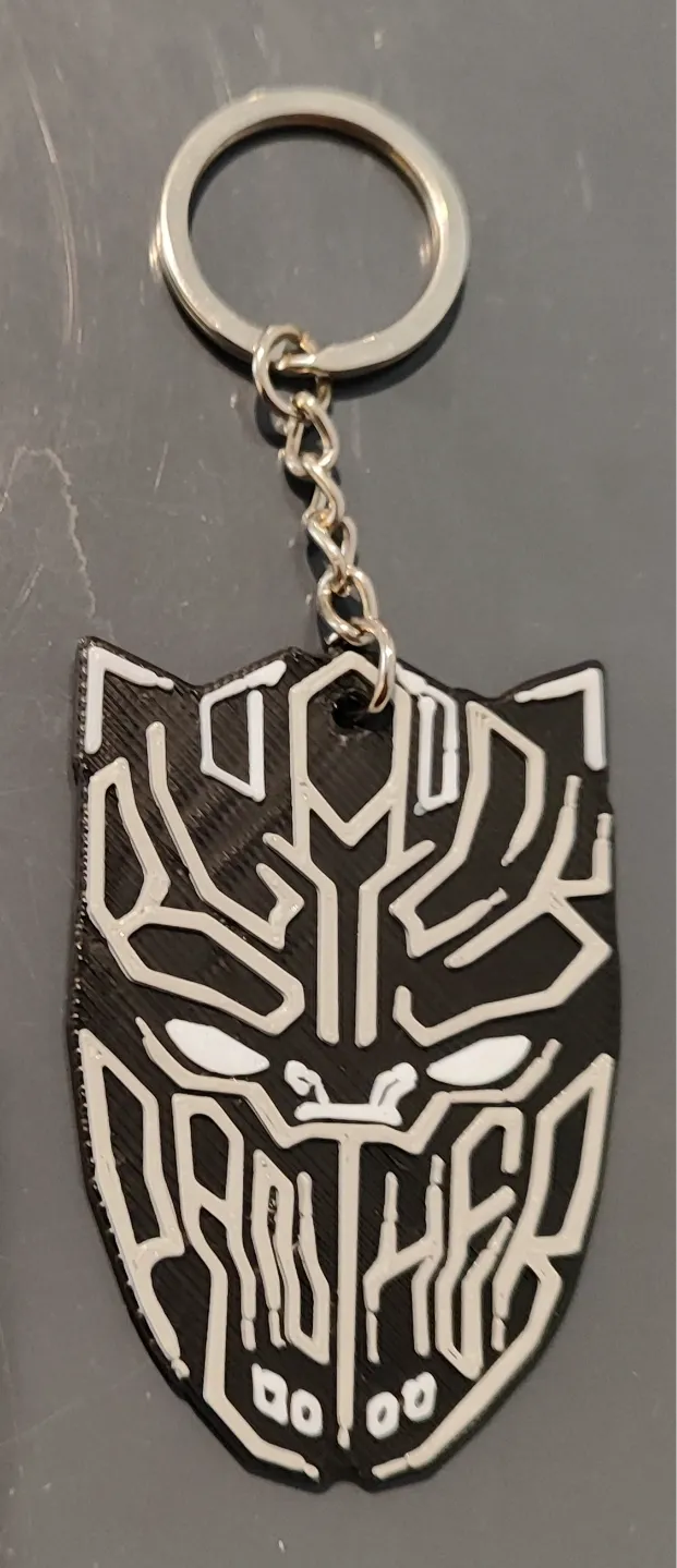 Black Panther Keychain