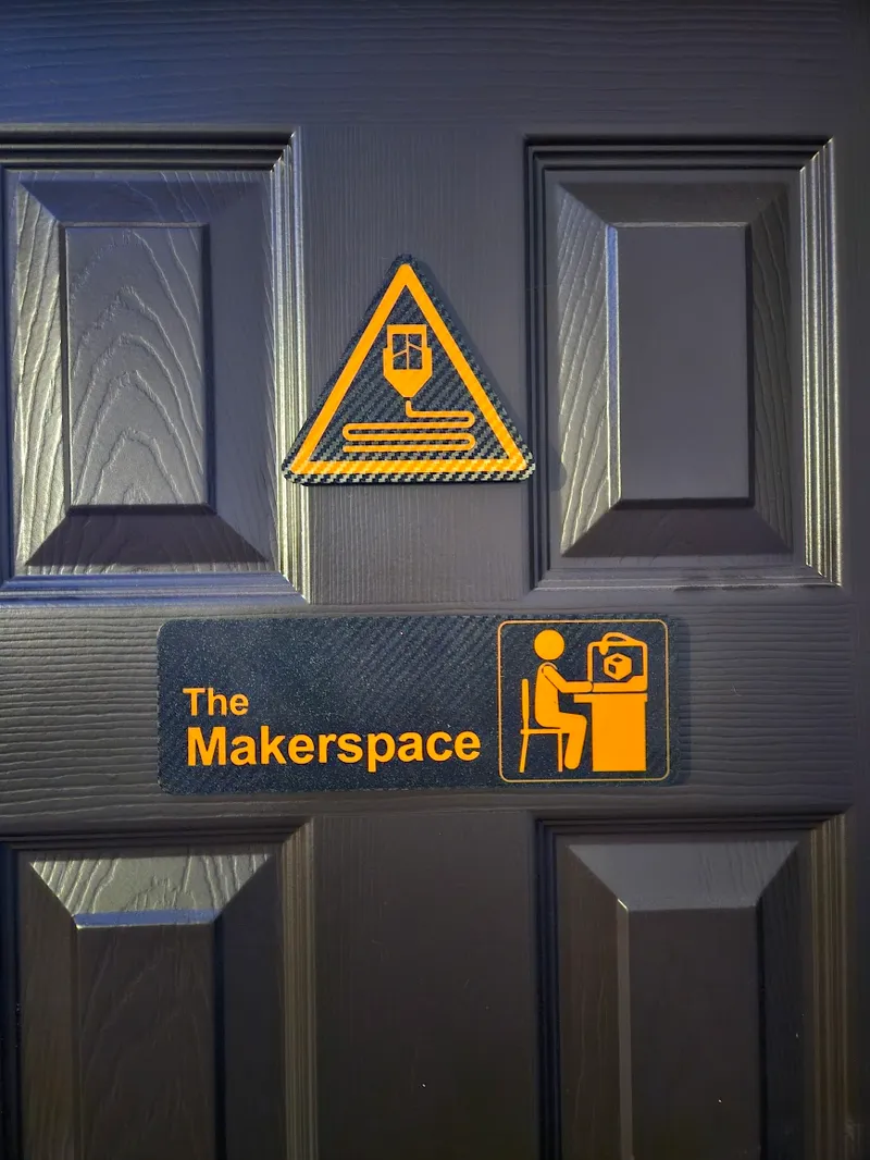 The Makerspace Flush Sign - AMS