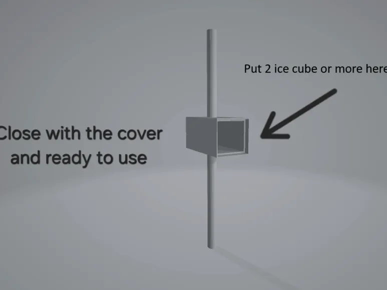 Ice Cube Straw
