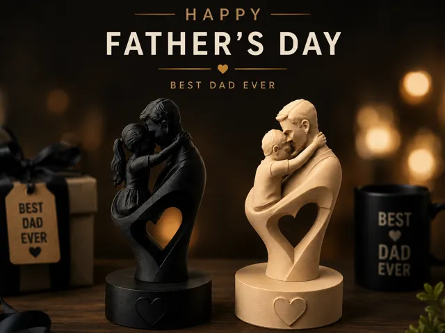 Father's Day father and daughter - father and son