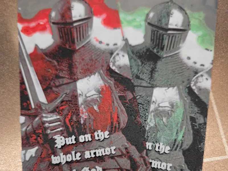 Christian Warrior Bookmark #2 - Ephesians 6:11