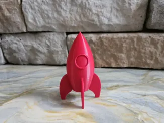 simple minimalist rocket