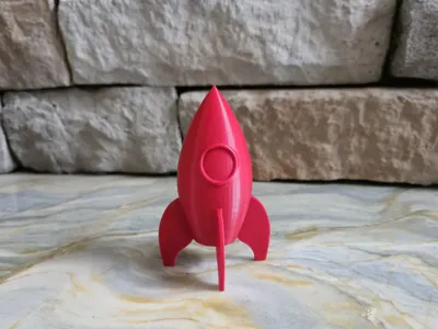 simple minimalist rocket