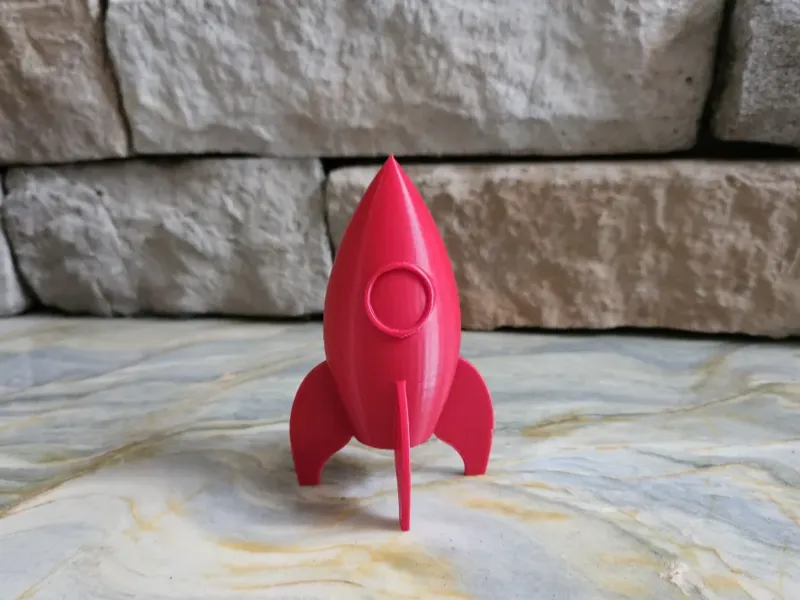 simple minimalist rocket