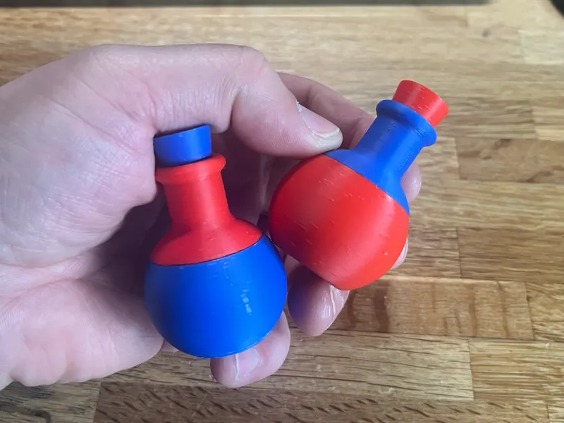 Mana/Health Potion Bottle Pill Box