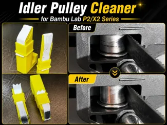 Idler Pulley Cleaner for Bambu Lab P2/X2 Series