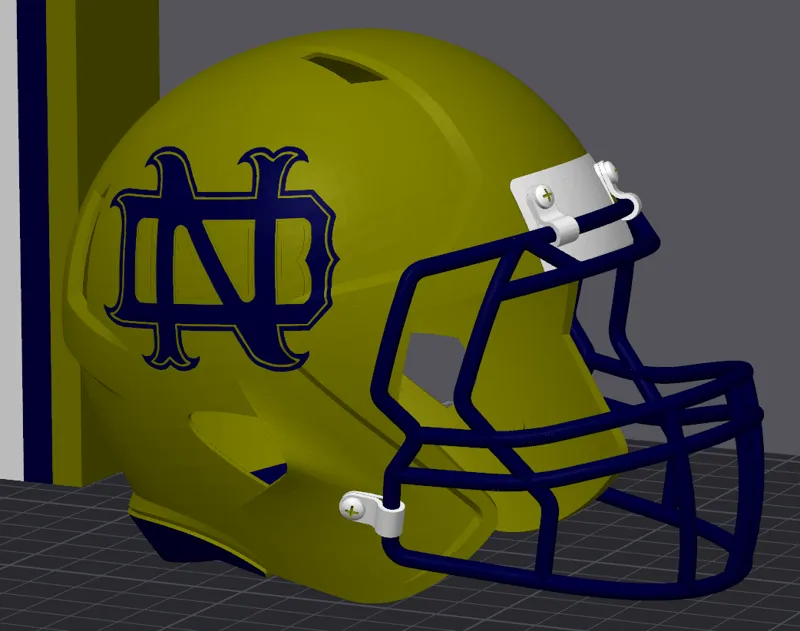 Notre Dame ND Football Helmet