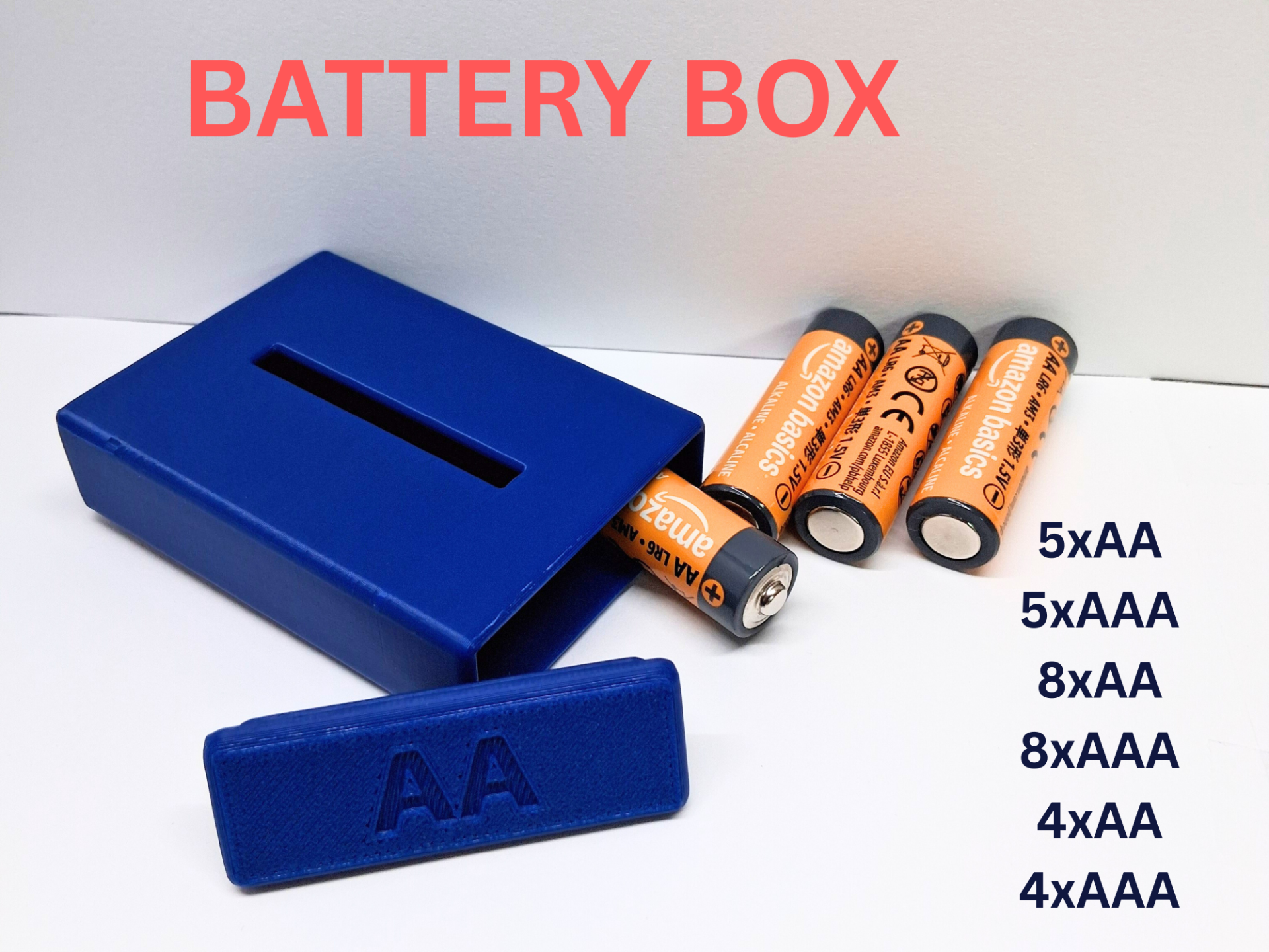 Snap-Lid Battery Organizer – No Loose Batteries