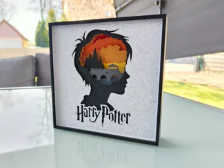 Harry Potter Shadow Box Maker Template
