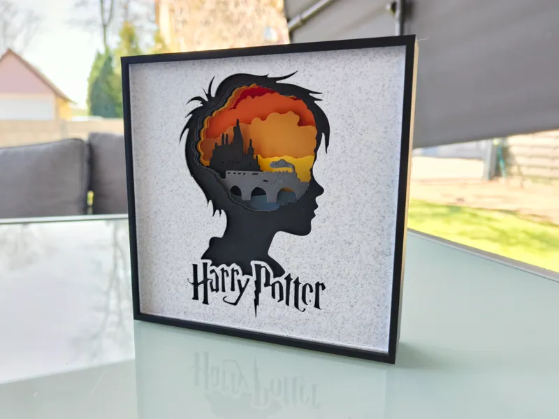 Harry Potter Shadow Box Maker Template
