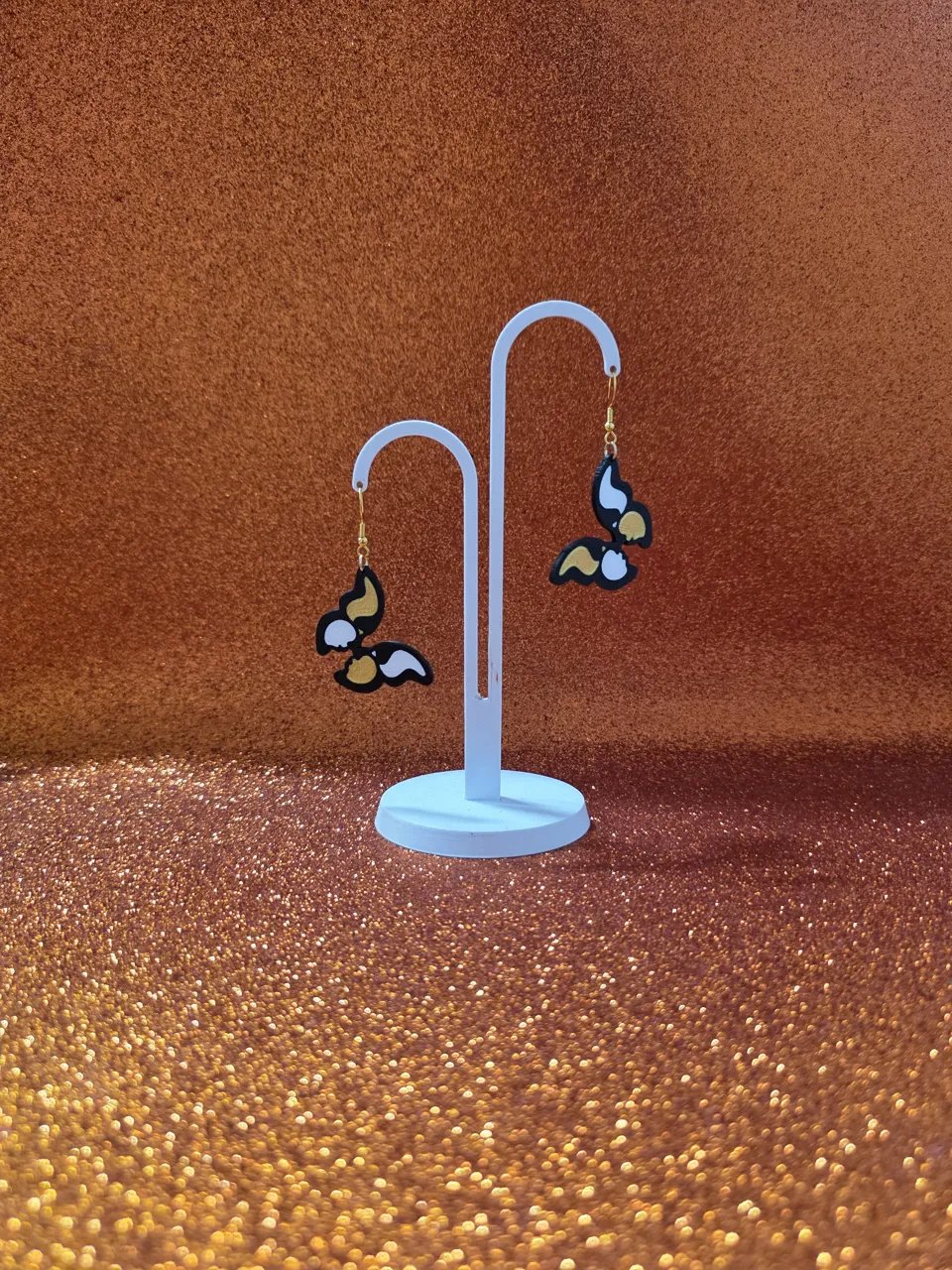 Butterfaces earrings view 3