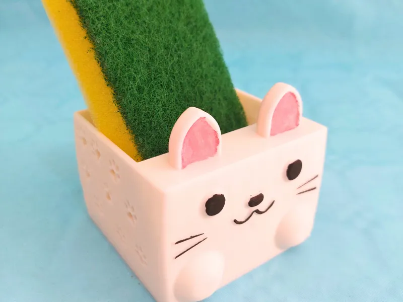 Adorable Kitty Design for Kitchen Organization