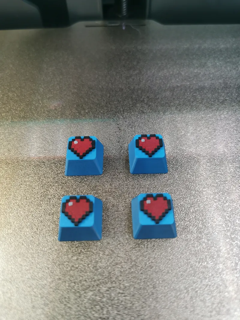 Keycap Minecraft Heart