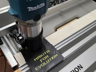 Piastra per Makita RT0702 per Binario Evolution