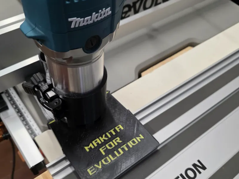 Piastra per Makita RT0702 per Binario Evolution