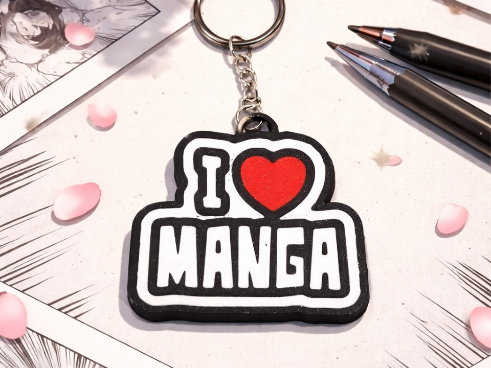 love manga keychain