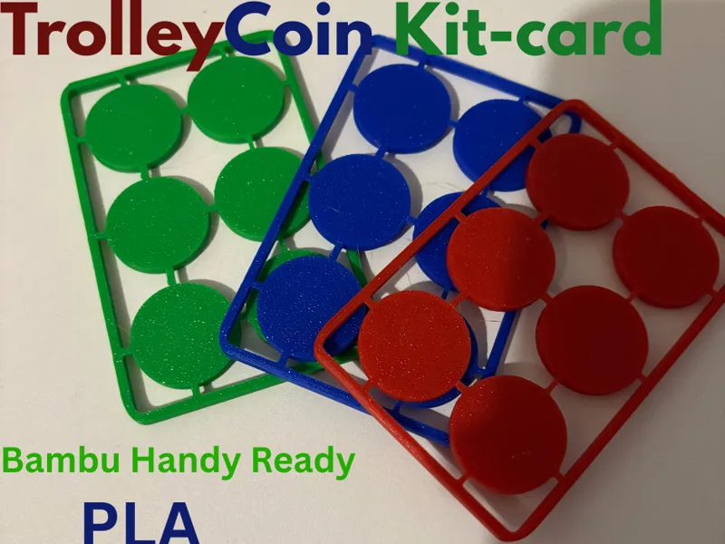 Trolley coins Kitcard Pla