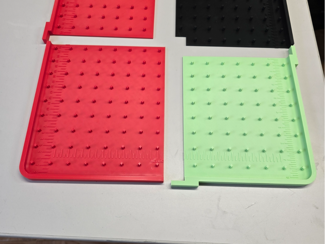 E1 large plate silicone mat mold