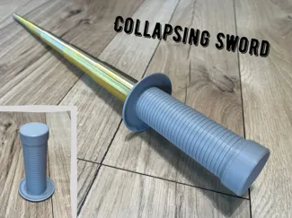 Collapsing sword