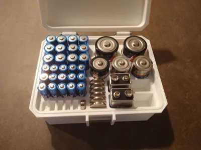 Battery Organizer/Case for camping, home use, ect.