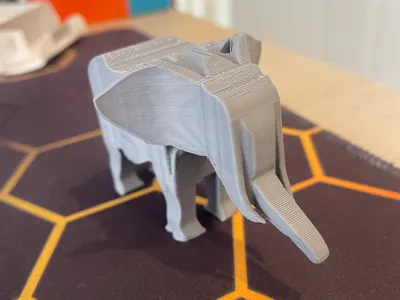 Simple Elephant (Sub-1 Hour Print)