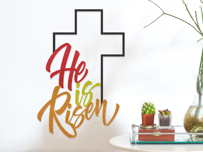 He is Risen Multicolor