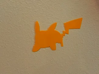 Fighting Pikachu Wall Art