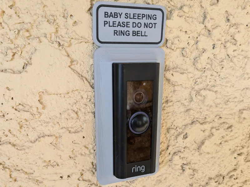 Ring Doorbell Baby Sign