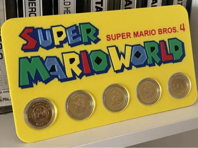 Super Mario World JP - Bandai Coin holder 1991