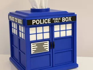 Doctor Who Tardis Tissue Box Cover
