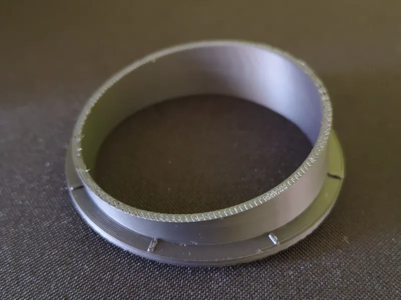 60 to 52mm gauge adapter - 10º tilt