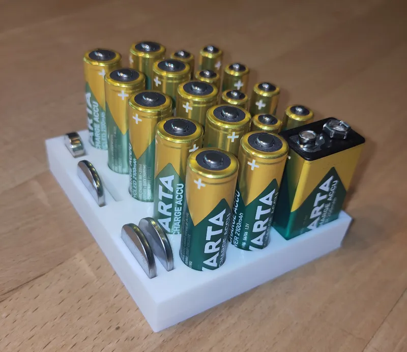 Battery Organizer (10xAAA; 8xAA; 4xCR20...)
