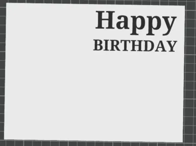 happy birthday card