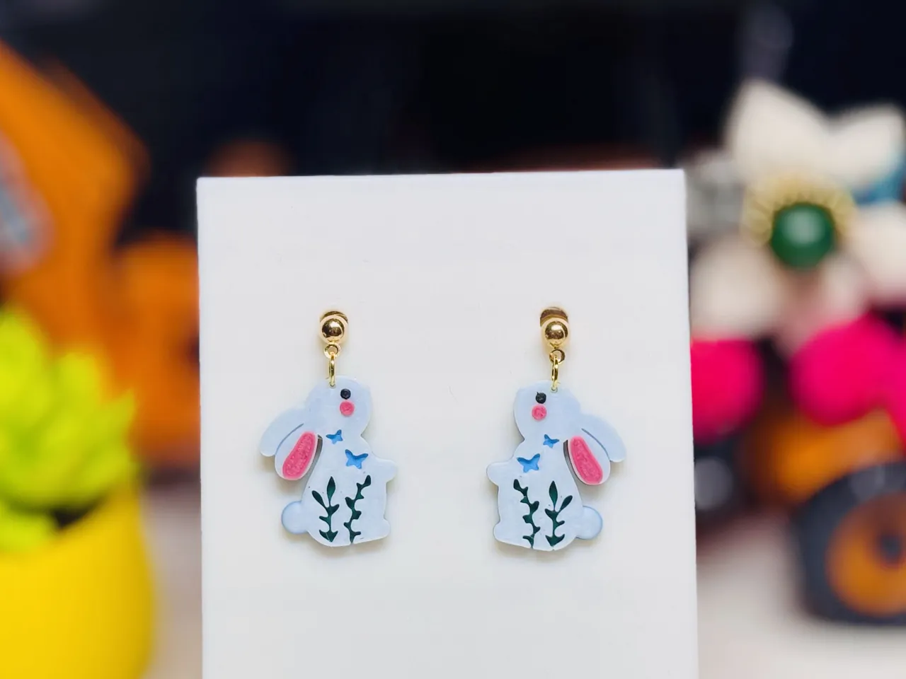 Easter Bunny Earrings view 2