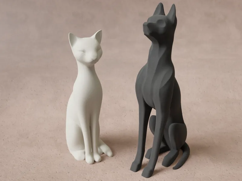Elegant Dog Figure