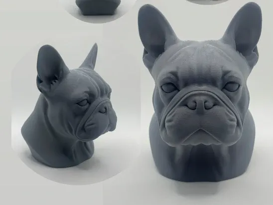 French Bulldog Bust Ornament