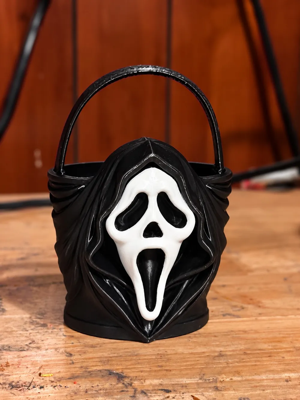 Ghostface Bucket Halloween Multipart Available - Free 3D Print Model ...