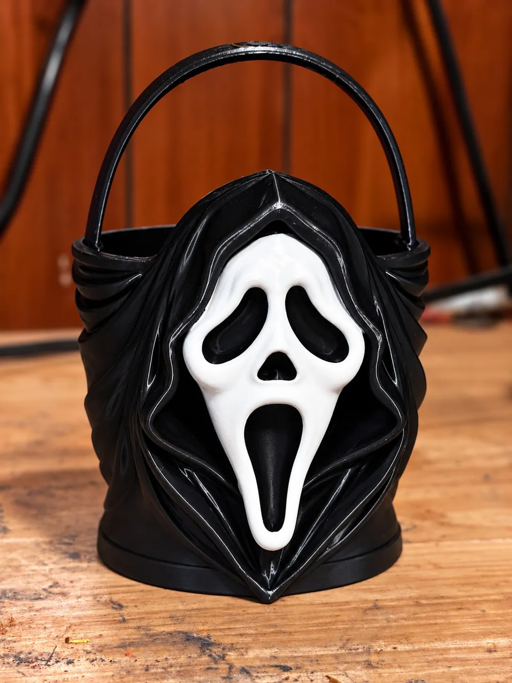 Ghostface Bucket Halloween Multipart Available - Free 3D Print Model ...