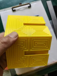 0.24mm layer, 2 walls, 15% infill PETG PTEG PETG