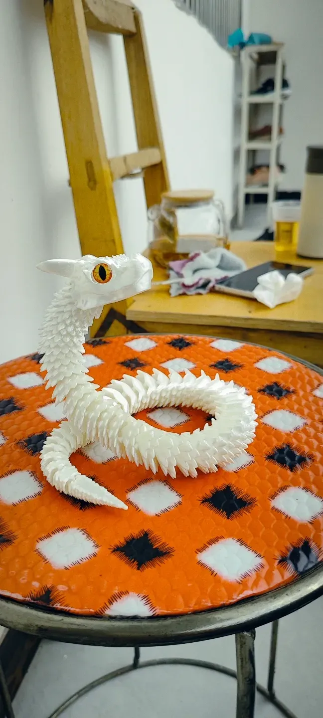 Internet-famous Sky Blue Bull Python, Water Buffalo Snake with 10mm ...