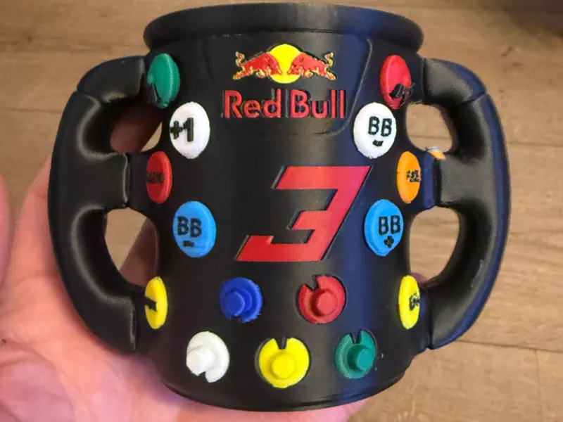 max verstapppen pen holder F1 steeringwheel