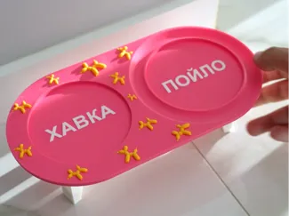 Pet bowl stand / Подставка под миски для животных