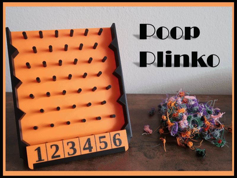 Plinko Decision  Board - Works w/ Printer Poop