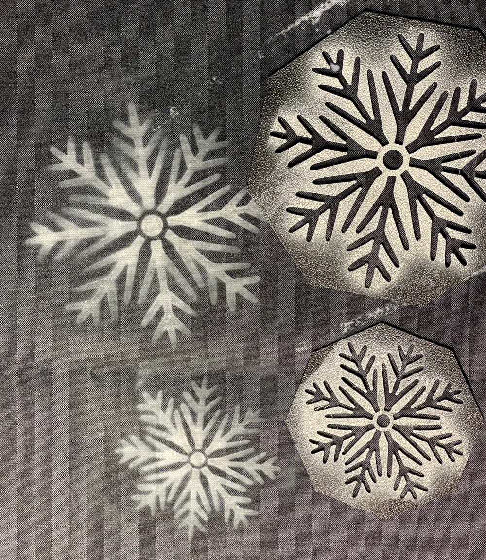 Snowflake stencil by FlorinV MakerWorld